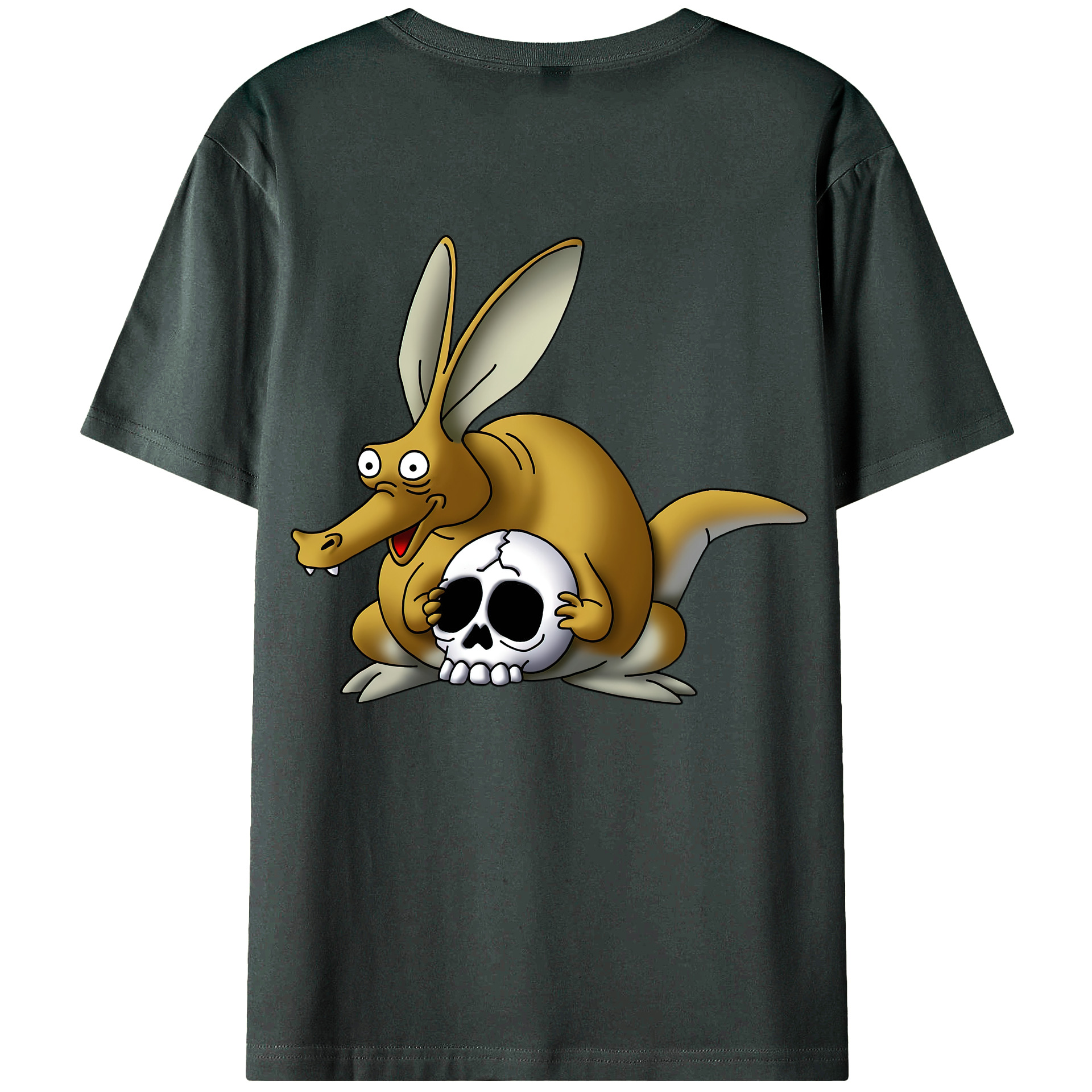 （画像用） ドラゴンクエスト Doragon Kuesuto Dragon Quest 綿100％ メンズ半袖Tシャツ（バックプリント） 通気性